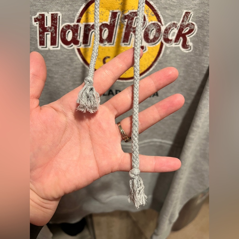 Hard Rock Cafe - Philadelphia Heather grey hoodie - Picture 9 of 9